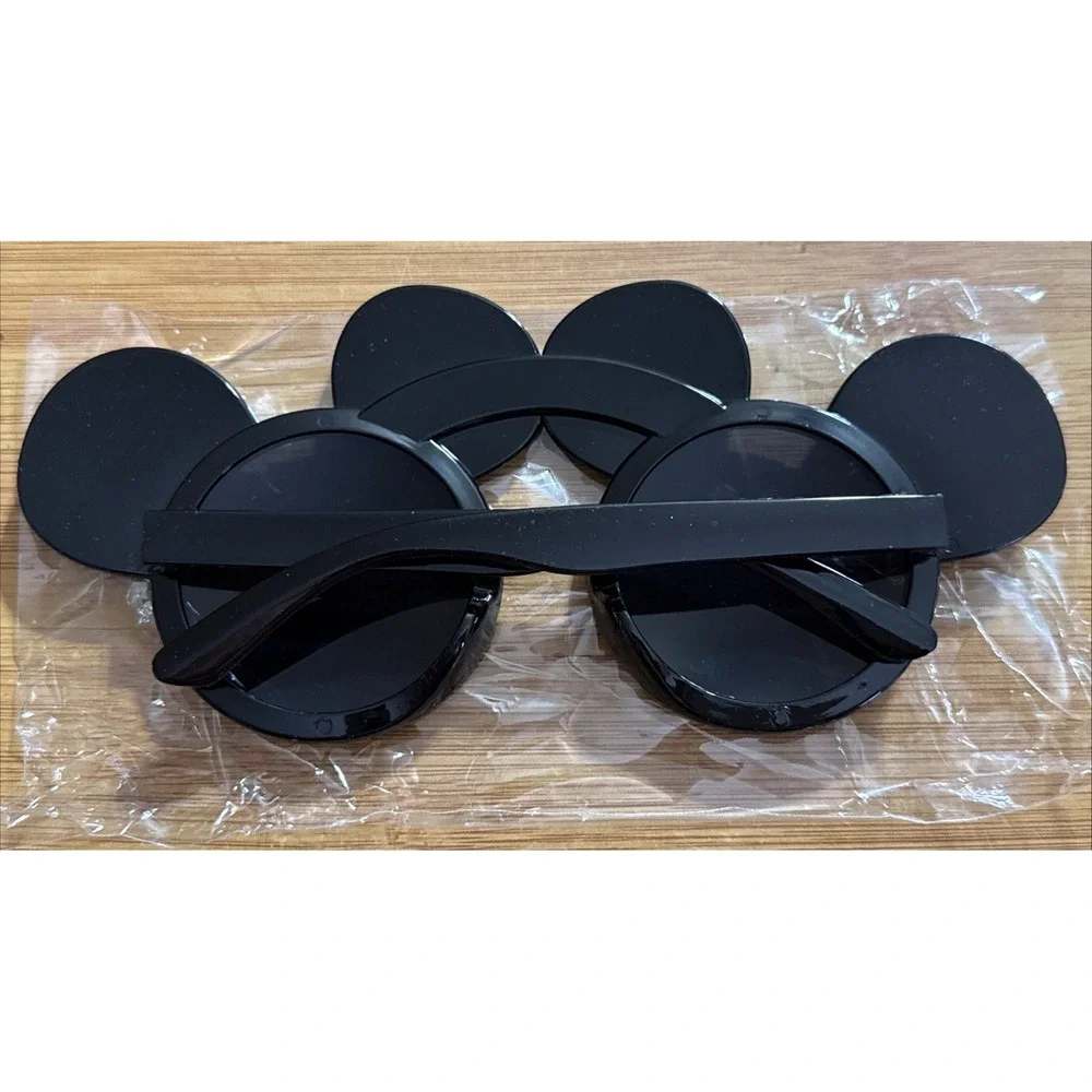 Mouse Ear Shaped Sunglasses Sunnies Black Lenses Adult NWOT New B2